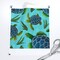 Sea Turtles Blue Ocean Seaweed Turquoise Turtle Custom Printed Fabric by Spoonflower Various Fabrics by the Yard or Fat Quarter